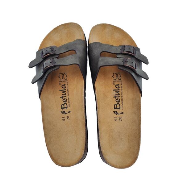 Birkenstock metallic gray Sandals - Picture 4 of 8